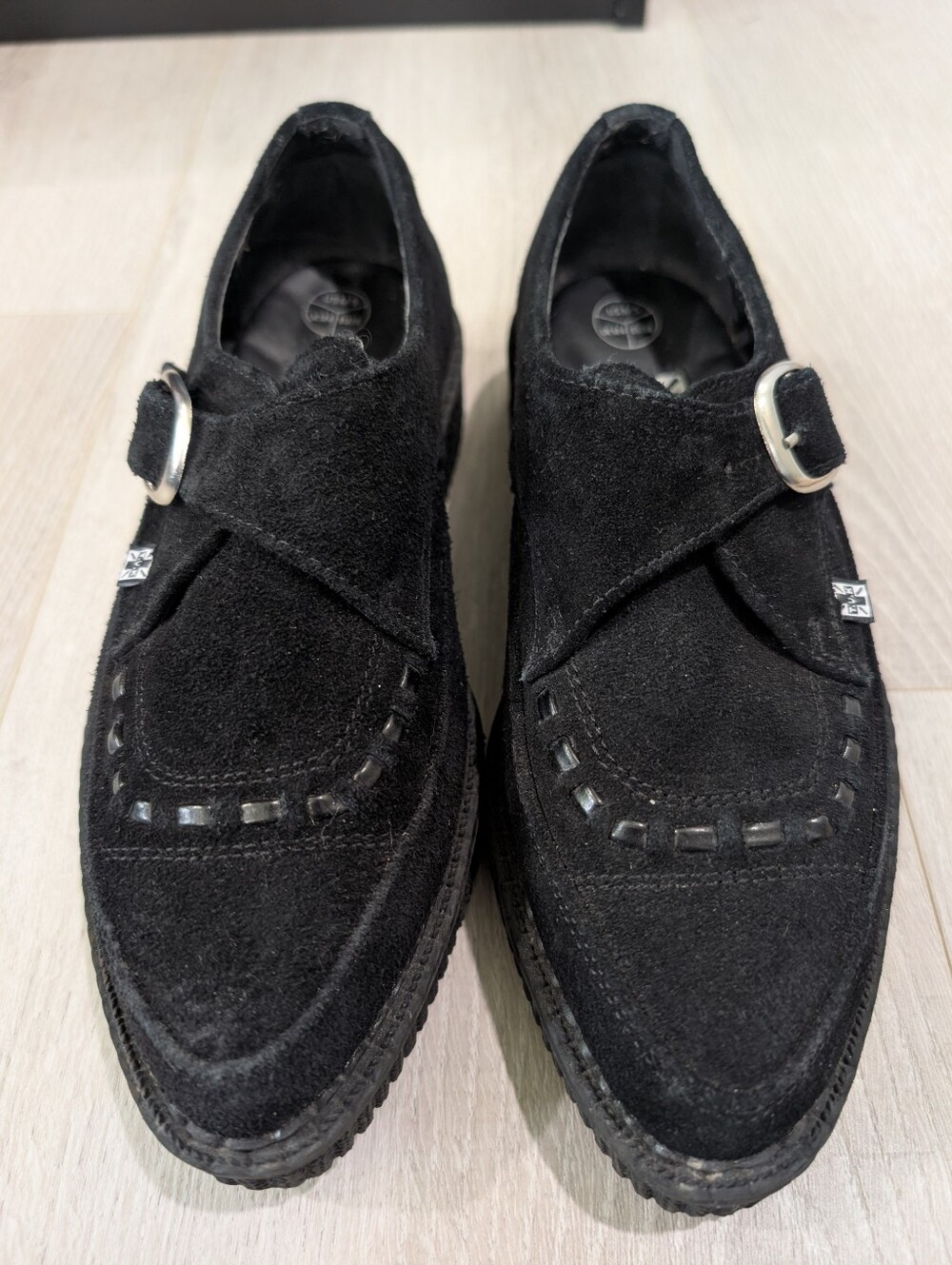 T.U.K Black Velvet Creepers